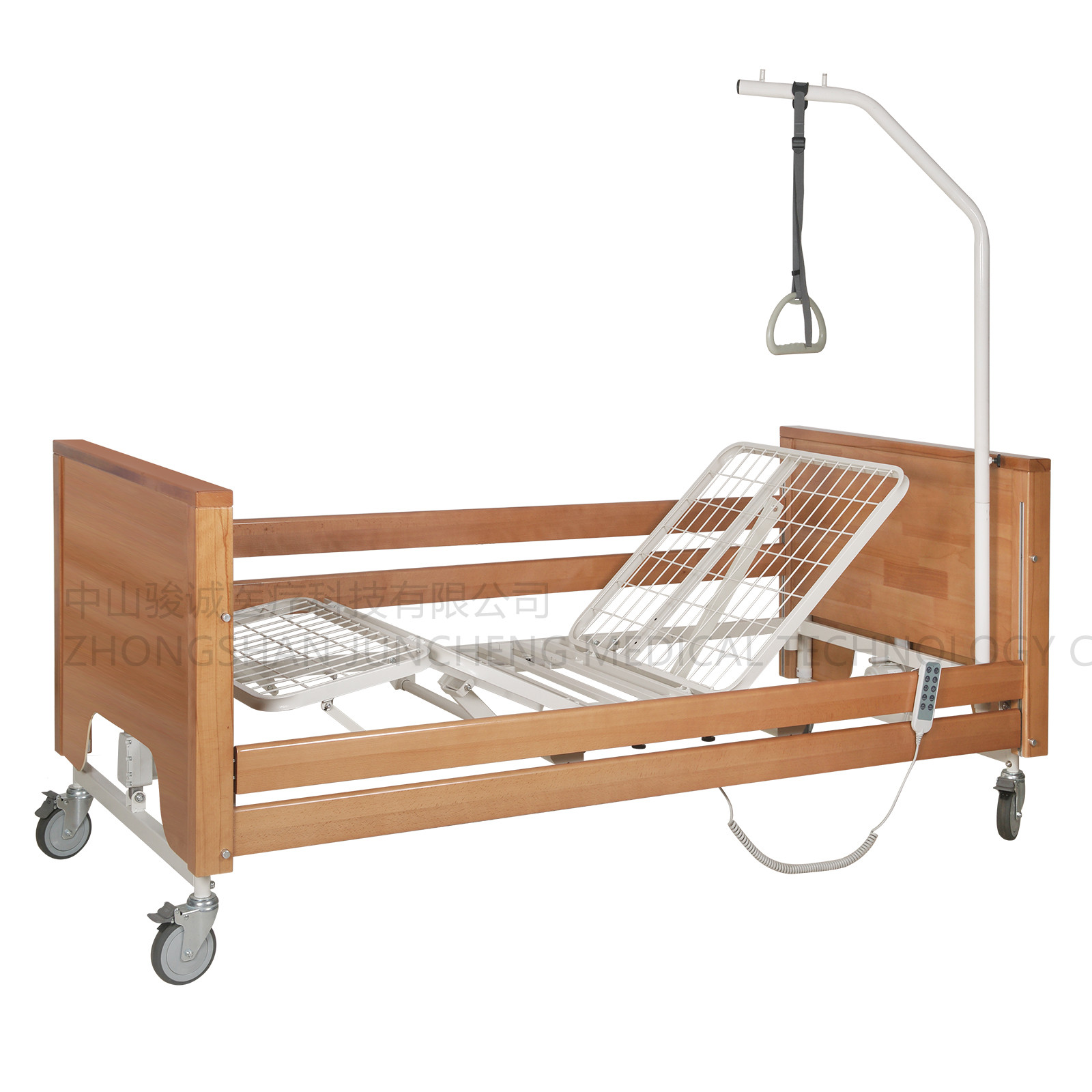 Beech wood made trendelenburg electric homecare bed