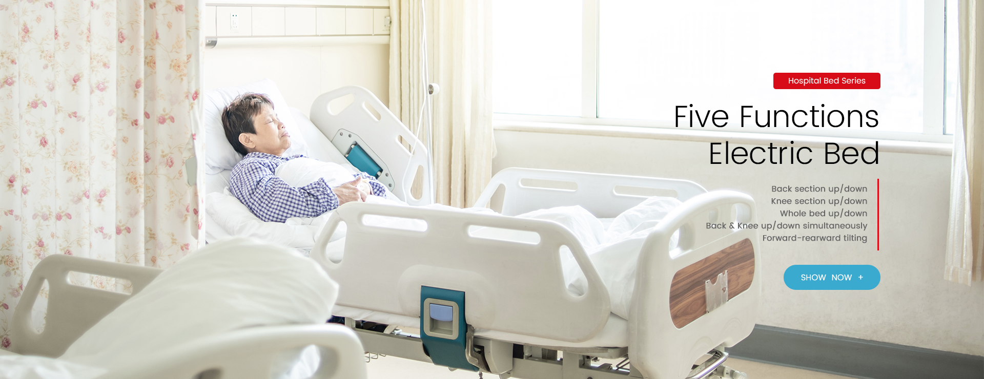 Shower Chair for elderly, Electric Bed, Patient Lift